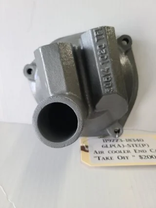This is a YANMAR 6LPA-STP end Cap for Air cooler – Intercooler. This is a “Take Off” part in very good Condition, cleaned and painted.