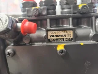 YANMAR Marine 4JH4E Injection Pump
729670-51450 Remanufactured .
$2,000.00
This pump was complete remanufactured in a professional injection pump shop with over 40 years in the field. The pump was tested and calibrated to follow YANMAR standards for this engine model
We don’t need core , this pump sale “As is “ and buyer responsible for shipping insurance. view 2