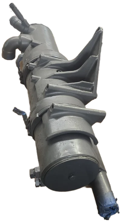 YANMAR 6LYA and 6LY2 heat exchanger.
This is a “take Off” pressure tested and service heat exchanger for Yanmar marine engines 6LYA(2). As of 2026 the new assembly cost $2408.00 view 2