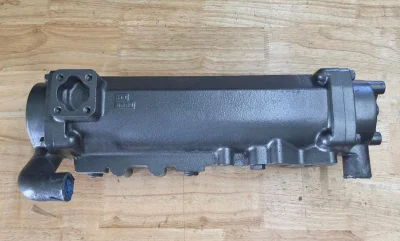 YANMAR 4LH-STE / 4LH-DTE Oil cooler.
This is a “Take Off” tested and serviced , engine oil cooler for Yanmar 4LH-STE/DTE. view 3