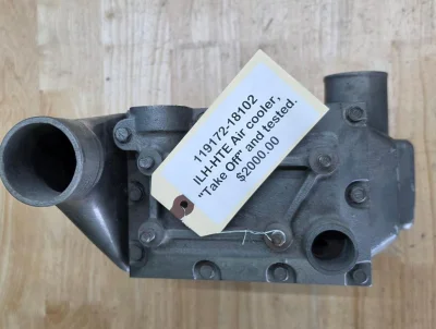 4LH-HTE Air cooler. Air cooler for 4LH-HTE , this is a 140HP YANMAR marine Diesel engine develop by Yanmar in 1998. The LH series is extremely compact and lightweight; this Air cooler is no longer available through Yanmar. Is a “Take Off” unit been service, pressure tested. view 2